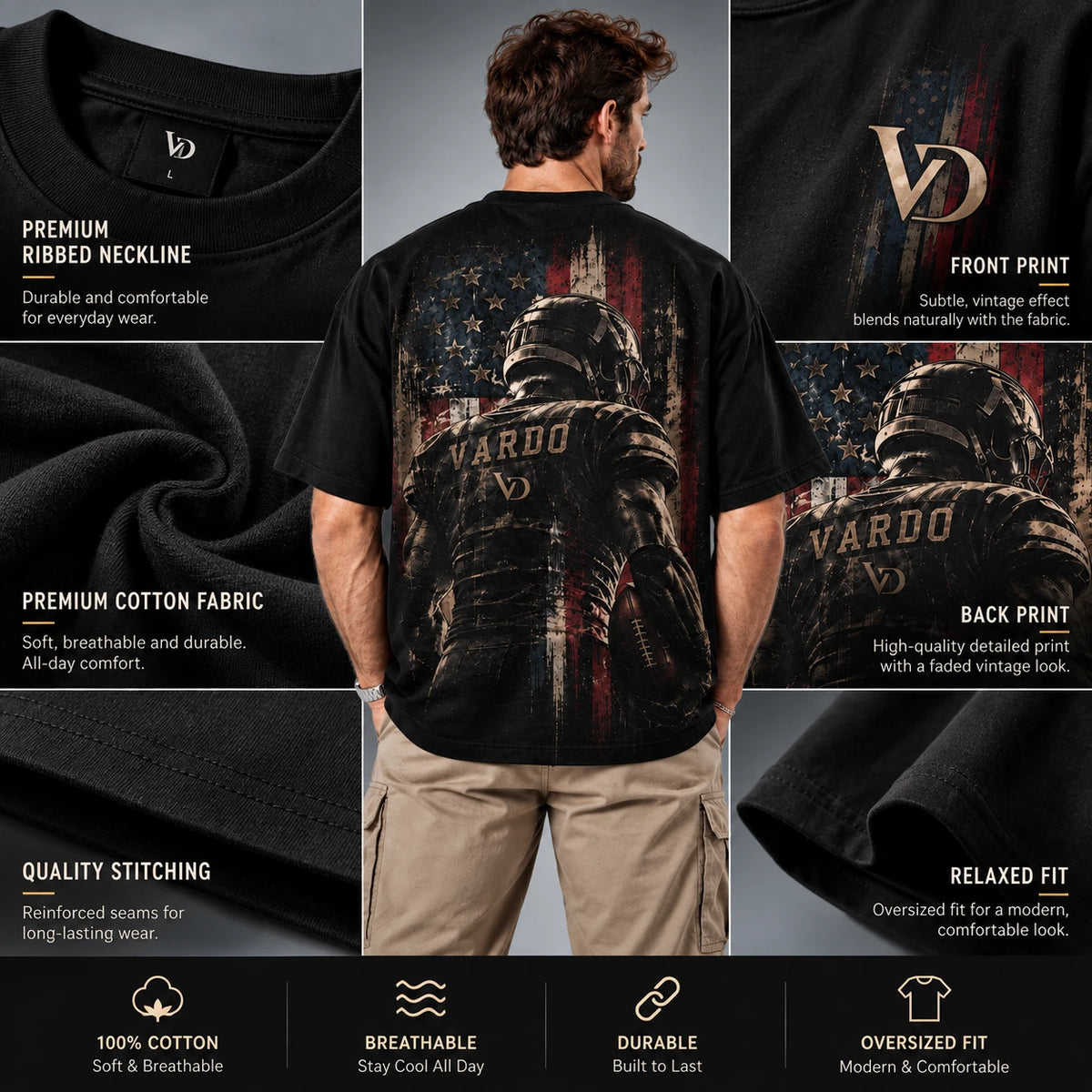 VARDO™ American Football Tee