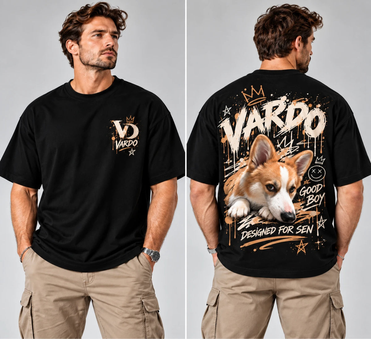 VARDO™ Good Boy Corgi Graphic Tee